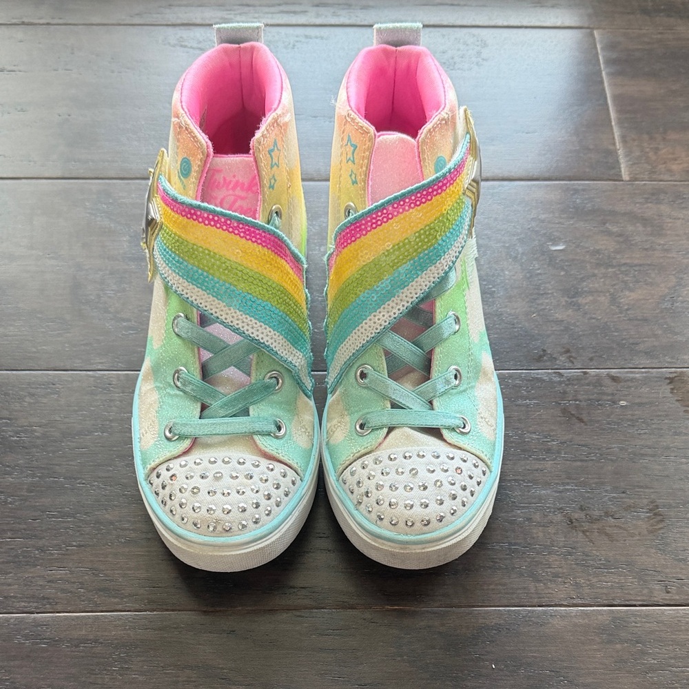 Colorful High-Top Kids Sneakers